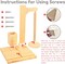 Wooden Yarn Holder for Crocheting with Magnetic Rotating Pendulum Yarn Ball Dispenser